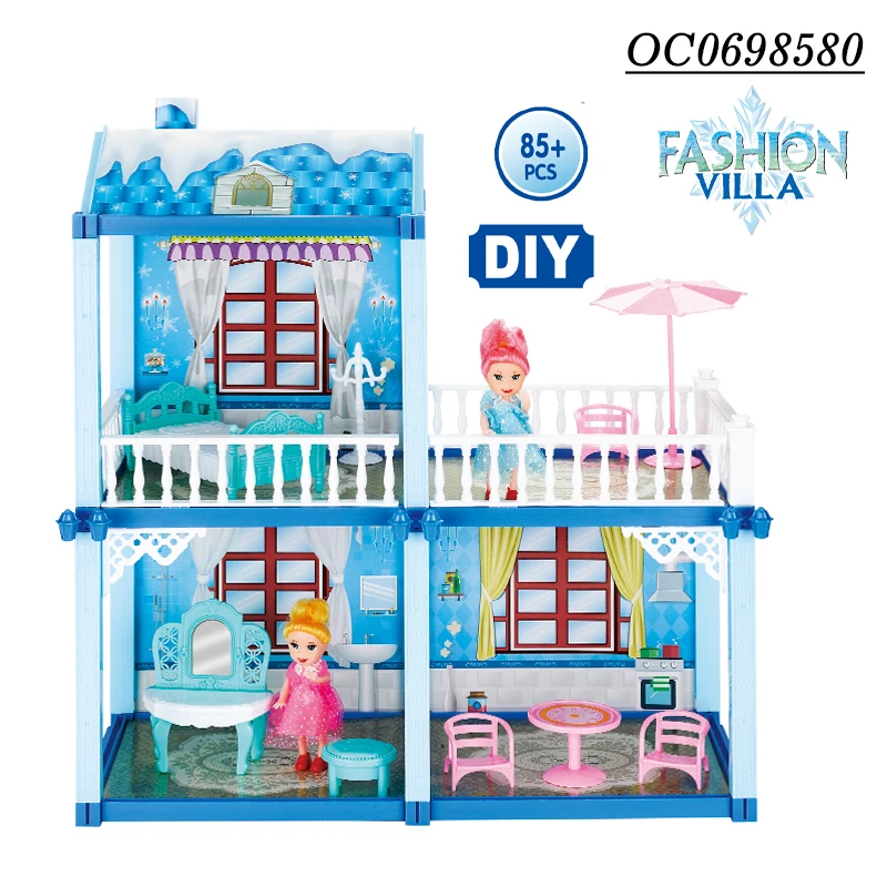 Easy assembly girls furniture toys baby doll house accessories play sets