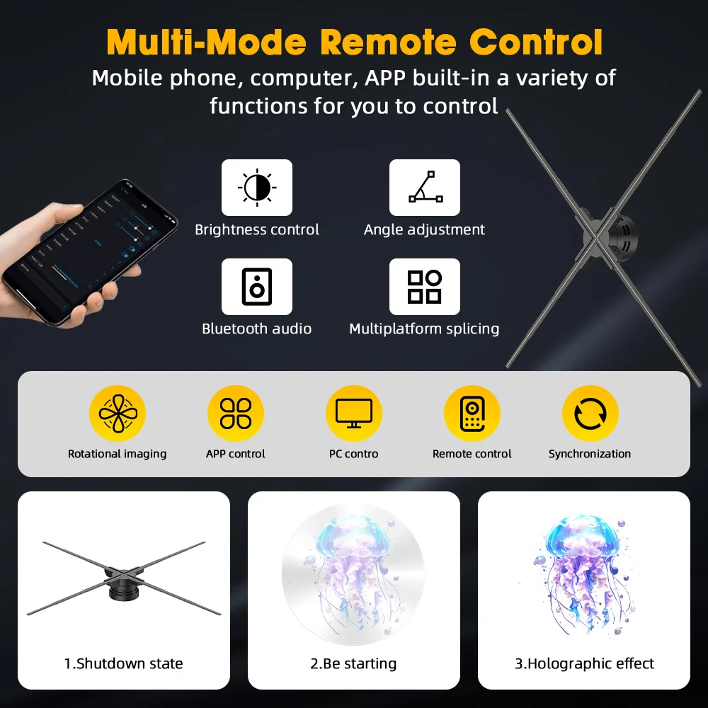 Fan, 60cm, LED, 3D - detail 8