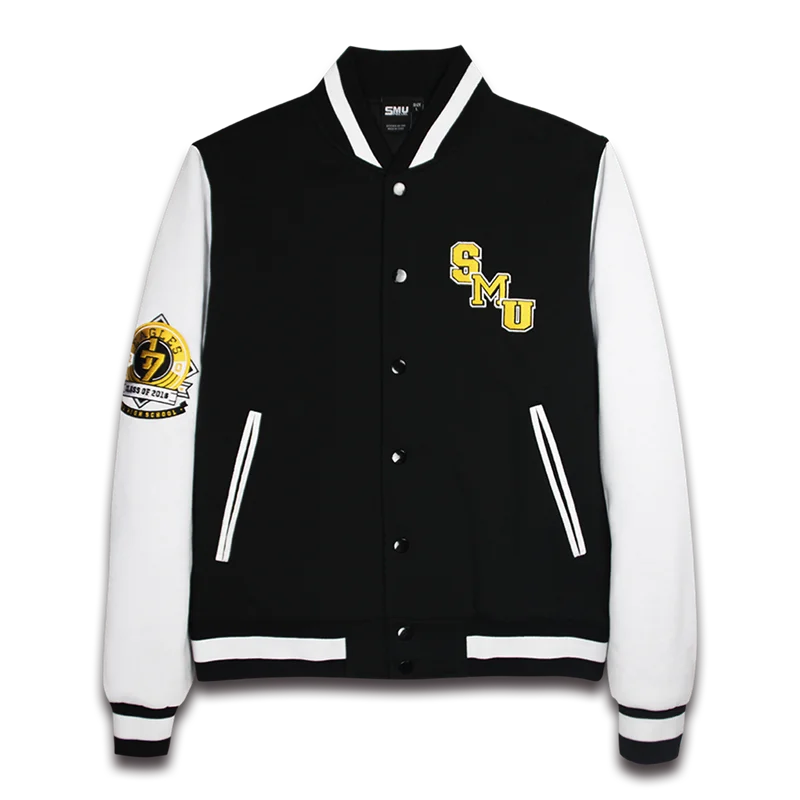 button up varsity jacket