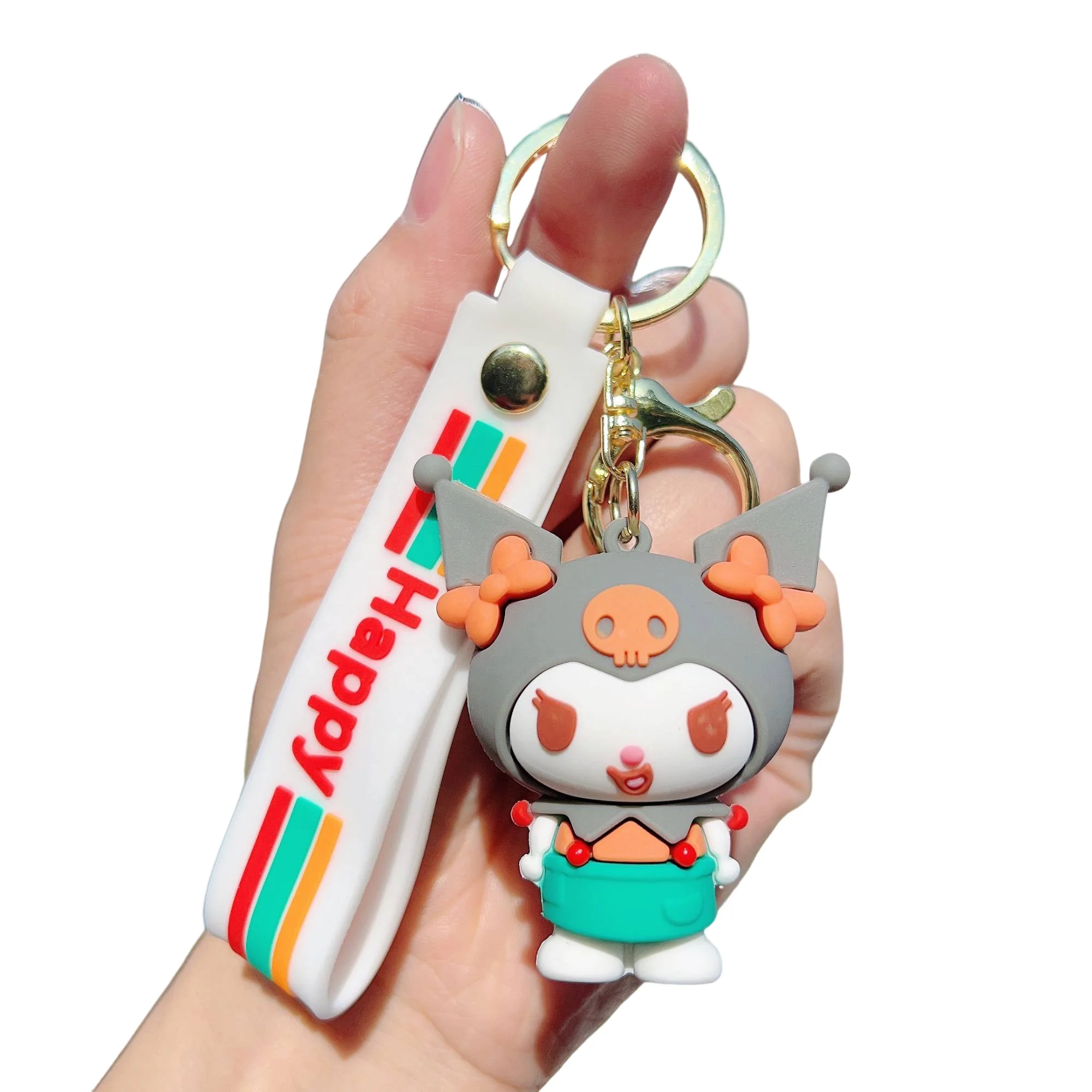 2024 New Arrival Cute Llaveros Key Chain Cartoon Sanrio Doll HelloKitty Toys Sanrio Anime keychain Kuromi plastic key chains