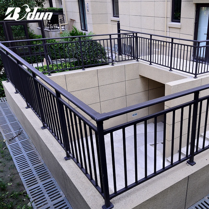 Ridgeyard Balcony Railing 90x100cm Stainless Steel Metal Balustrade Handrail 