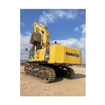 High quality Komatsu original factory PC650 used excavator PC650-8 excavator PC605-7 Large excavator sold well Fast delivery