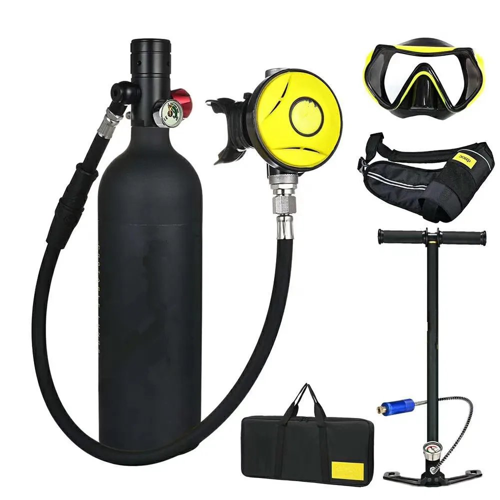 small scuba air tank