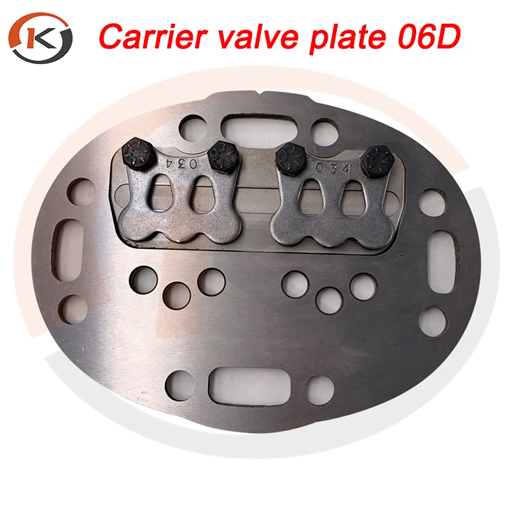 refrigeration reciprocationg semi hermetic compressor valve plate replacement parts for carrier valve plate assembly 06D