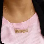 Private Custom Hand-made A Jewelry That Belongs To Your Name A Custom Name Necklace A Drop Shipping