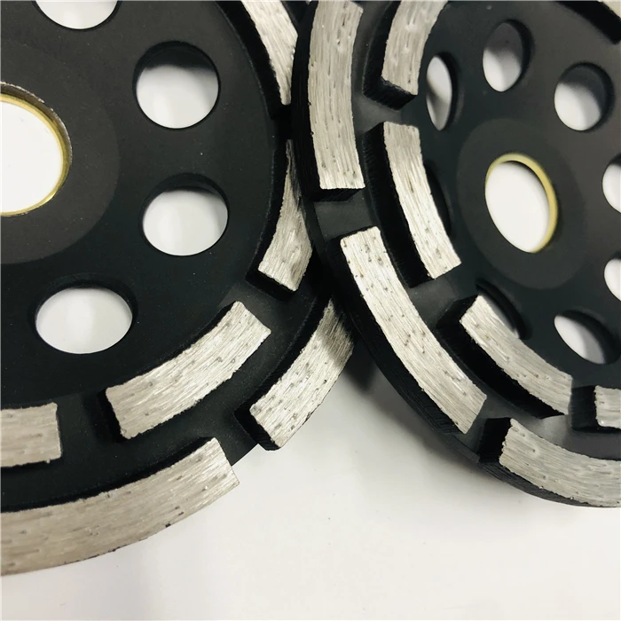 Mm Turbo Segmented Double Row Concrete Diamond Grinding Cup Wheel