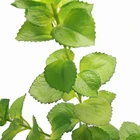 Factory High Quality Cheap Green Artificial Mint Leaf For Flower Arrangement Home And Wedding Decoration