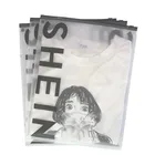 Plastic Bags Durable OEM/ODM Custom Logo Matte PE CPE Tshirt Frosted Packaging Plastic Zipper Bags