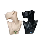 Earrings 3 Color Resin Material Mannequin Jewelry Rack Woman's Earrings Necklace Jewelry Display Stand