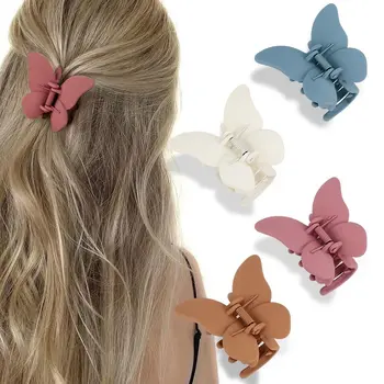 Flower and Butterfly shape hair accessories high quality mini hair claw clip or customize the shape for girls