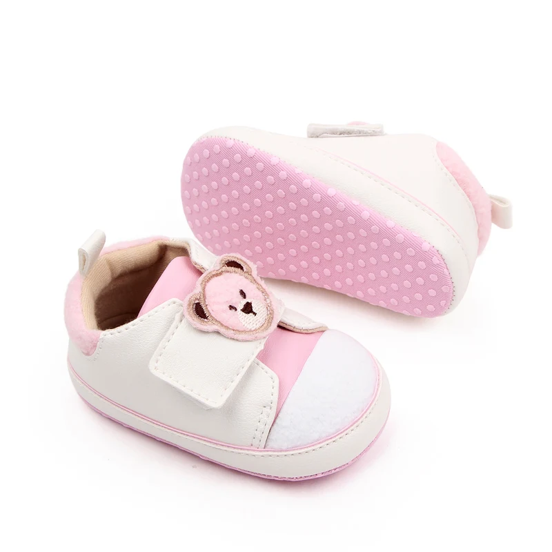 Spring&autumn Color Cartoon Animal Soft Bottom Infant Shoes for Baby Boys and Girls supplier