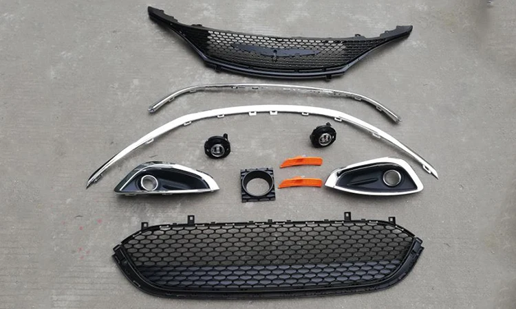 Auto Bumper Assembly Auto Bodykit Car Front Bumper Kit for Chrysler Pacifica 2017 2018 2019 2020 details