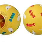 Dog Toy Wholesale Pet Ball Vinyl PVC Snack Ball For Dog Cartoon Pattern Pet Bite Toy