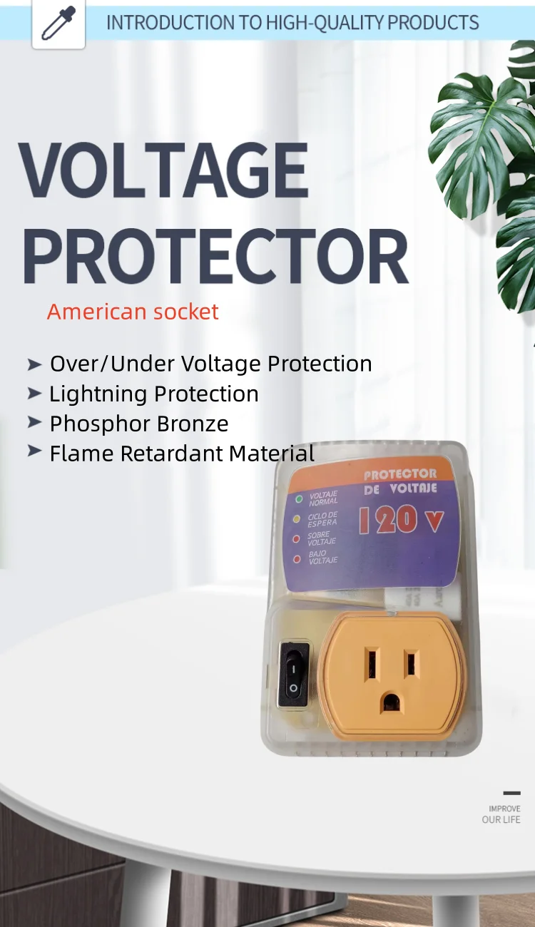 product american style 120v current protector for household refrigerators factory supplied 10 year product stabilizers731-5