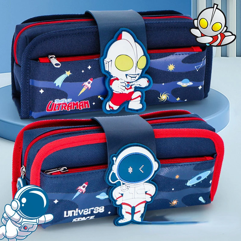 Ultraman Pencil Case Detachable Cartoon Large-capacity Pencil Case 