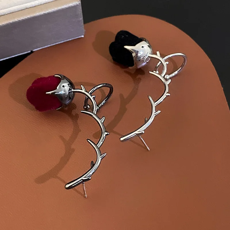 Gt 925 Silver Needle Rose Flower Ear Stud Ear Bone Clip Stud Earrings For  Women - Buy Fashion Jewelry Stud Earrings,Rose Flower Stud Earrings,Ear  Stud Ear Bone Clip Stud Earrings Product on