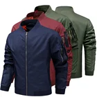 Jacket Wholesale Outwear Causal Military Windproof Jacket With Logo Men's Polyester Windbreaker