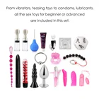 Adult Sex 30 Pieces Adult Bdsm Bondage Kit Set Leather Bondage Sex Toy For Couple Sex Toys New Designs