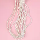 Beads Special Rice Shape Imitation Crystal Waist Glass Pearl Loose Beads For Necklaces Bracelets Women Jewelry Making