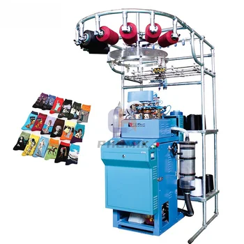 Good Quality Automatic Sock Plain Knitting Terry Production Knitting Production Socks Making Machine