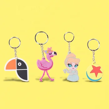 Custom PVC soft plastic key chain hanging cartoon trend silicone arts and crafts pendant decoration toys