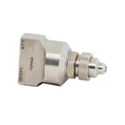 Air Nozzle Water Atomizer Nozzles 1/4" Stainless Steel 304 316 Pneumatic Humidify Fogger Water Air Atomizer Nozzle