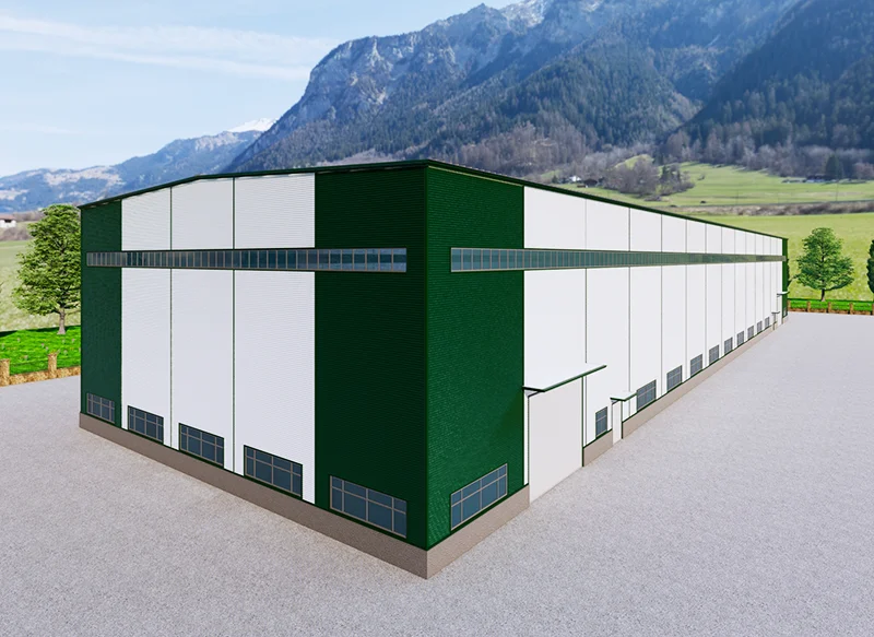 Custom Design Steel Building Structure Warehouse From China for Storage manufacture