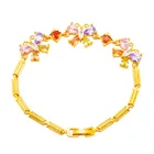 Popular Jewelry European And American Popular 18k4 Butterfly Bracelet Jewelry Woman Gemstone Bracelet Wedding