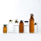 Medical Bottle Custom Sample Size 10cc Clear Medical Glass Vials Reagent Bottle For Liquid