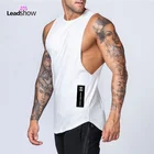 Vest Top Gym Vest Men Wholesale Vest Gym Mens Sportswear 95% Bamboo Sleeveless Fitness Tank Top