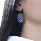 Cz Earrings Drop Earrings Hot Sale Best Selling Jewelry CZ Earrings Colorful Zirconia Bling Bling Earrings
