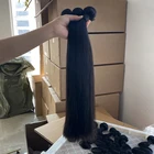 Top Grade 8a Human Indian Hair Vendors Raw Hair Double Drawn Straight Human Hair Extensions