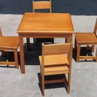 Modern Kids Woodenmodernmodern High Quality Safe Designed Modern Children Pencil-shaped Kids Table And Chair Sets