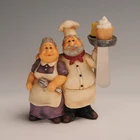 Gift Figurine Resin Polyresin Chefs With Spreader Tableware Dinnerware Home Decoration Figurine Gift