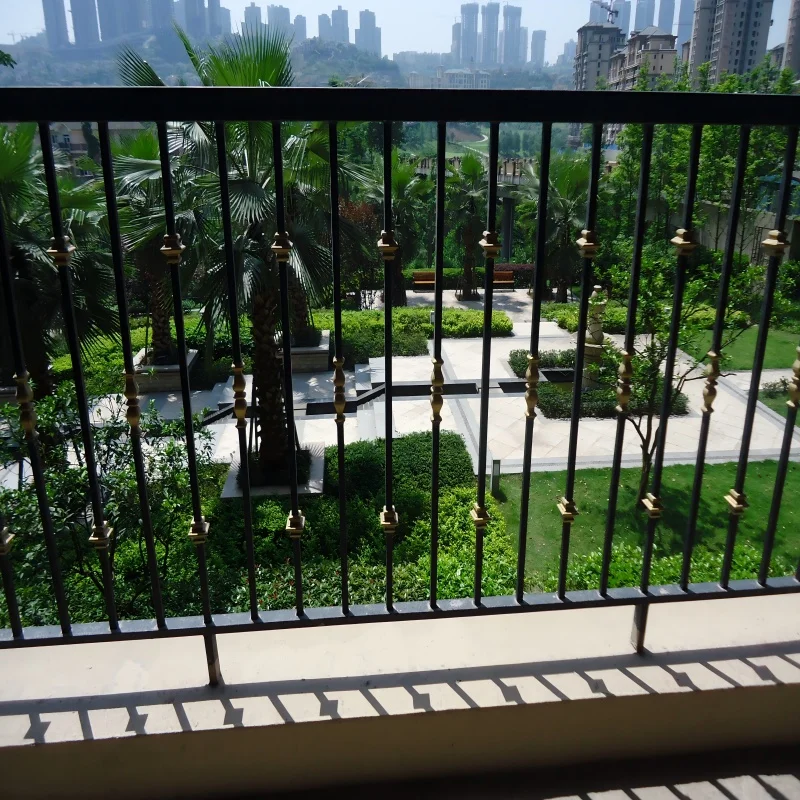 Galvanized Steel Balcony Railings Outdoor - Corrosion-Resistant & Modern Railing Design for Balconies manufacture