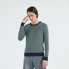 Pullover Men Pullover Sweater Spring Mens Sustainable Quality Pattern Knitted Crew Neck Sweater Pullover