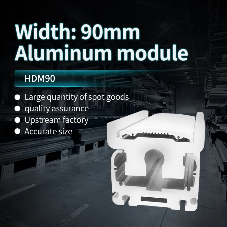 90 Wide Module Aluminum Profile Sliding Table Linear Linear Motion Platform Sliding Block Fully Enclosed Screw Mechanical Arm manufacture