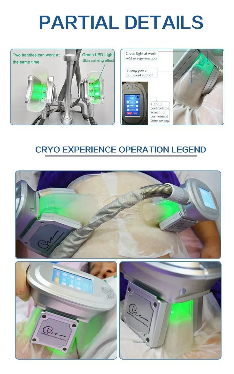 Cryolipolysis Fat Freezing Machine 4 Handles 6 M10 Cryolipolysis Slimming Machine M10 Fat Freezing Machine with 4 cryo handles Cryolipolysis Cavitation RF Lipo Laser Machine