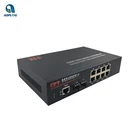 Ethernet Switch Ethernet Port Switch Manufacturer Din Rail Outdoor Industrial 2 Gigabit 8 Port Ethernet Switch