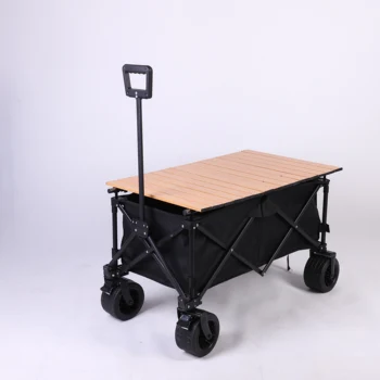 Garden Sports Collapsible Utility Wagon Festival Party Camping Hand Trolley Cart Folding Outdoor Utility Wagon Foldable