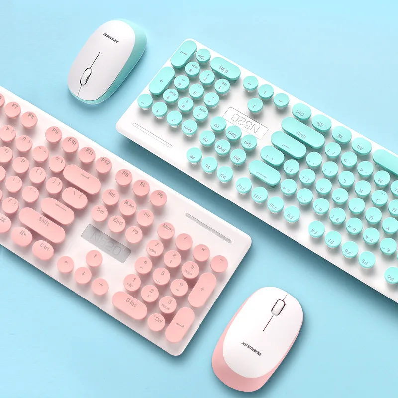 cute bluetooth keyboard and mouse