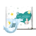 Big Elastic Ear Diaper Huggy Bamboo Baby Diaper Biodegradable