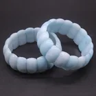 Jade High Quality Stone Bracelet Aquamarine Jade Natural Stone Hand Bracelet Bangle