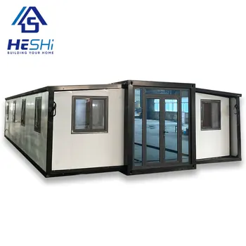Ready Made 20Ft 40Ft Luxury Modern Prefab Villa Insulated Portable Expandable Container House 2 3 4 5 Bedroom Mobile Tiny Home