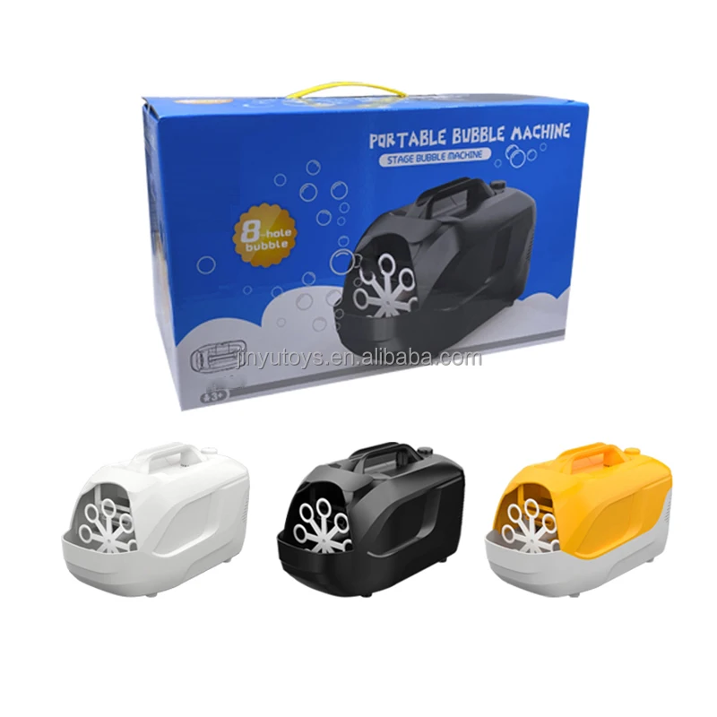 Indoor & Outdoor Party Wedding Electronic Bubble Machine Automatic Bubble Blower Portable Bubble Maker