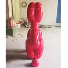 Crafts Good Quality Custom Design Indoor Decoration Crafts Fiberglass Balloon Dog Sculpture For Garden Decoration