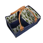 Baby Bag Large Capacity Felt Mummy Baby Diaper Caddy Organizer Bag Caddy Bag