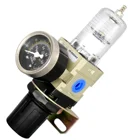Air Pressure Filter Regulator SHINYAUTOMATIC AW Series Air Source Treatment Air Filter Pressure Regulator With Gauge