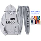 CTZ01 Sweatshirt SweatPants Men Tracksuit Unisex Jogger Custom Logo Sweatsuit Women Hoodie Sweatsuit Set