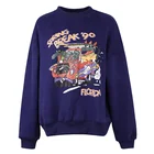 Sweatshirt Customized Logo Factory Price Woman's Sweatshirt 4 Way SStretch Round Neck Long Sleeve Pullover